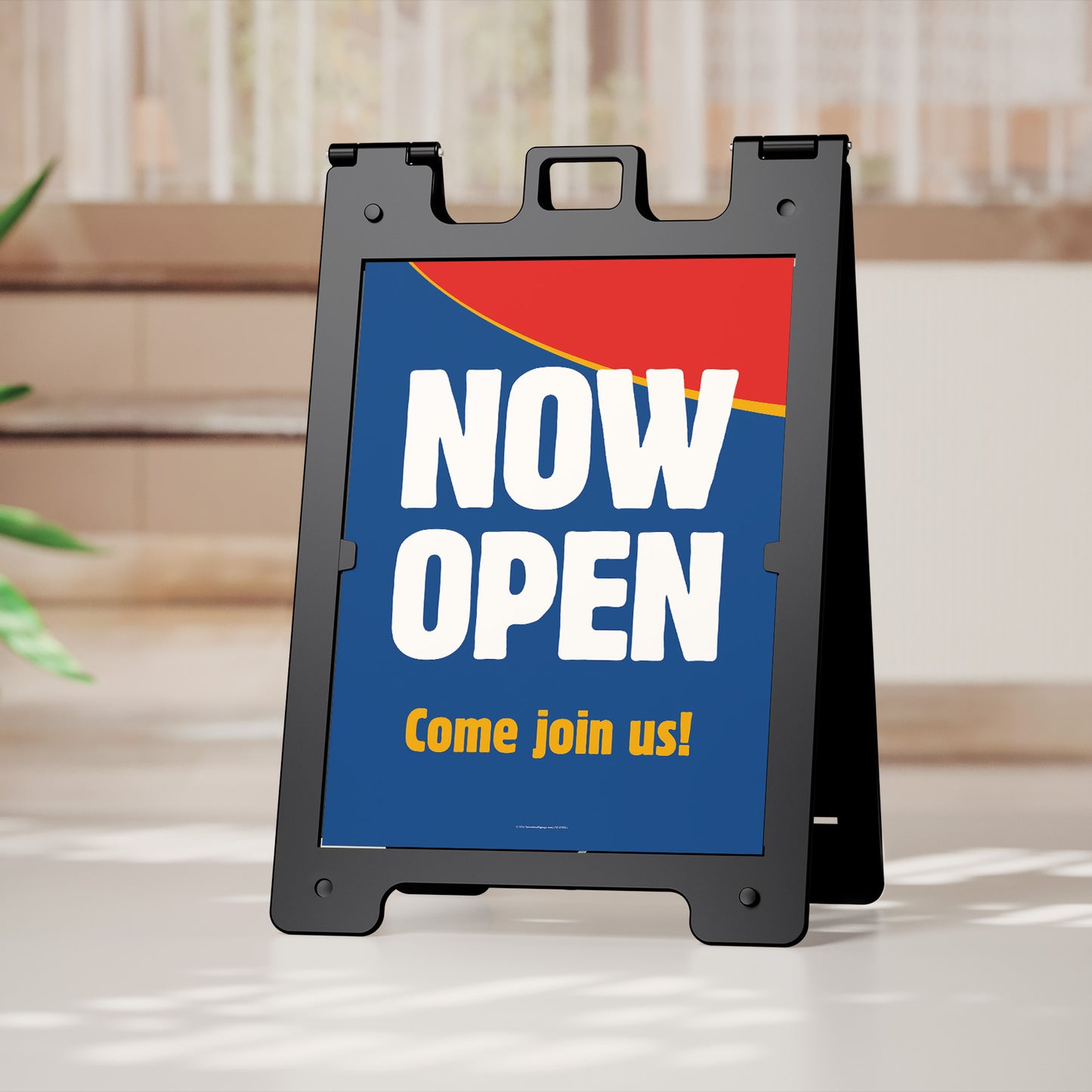 Now Open - A-frame Insert