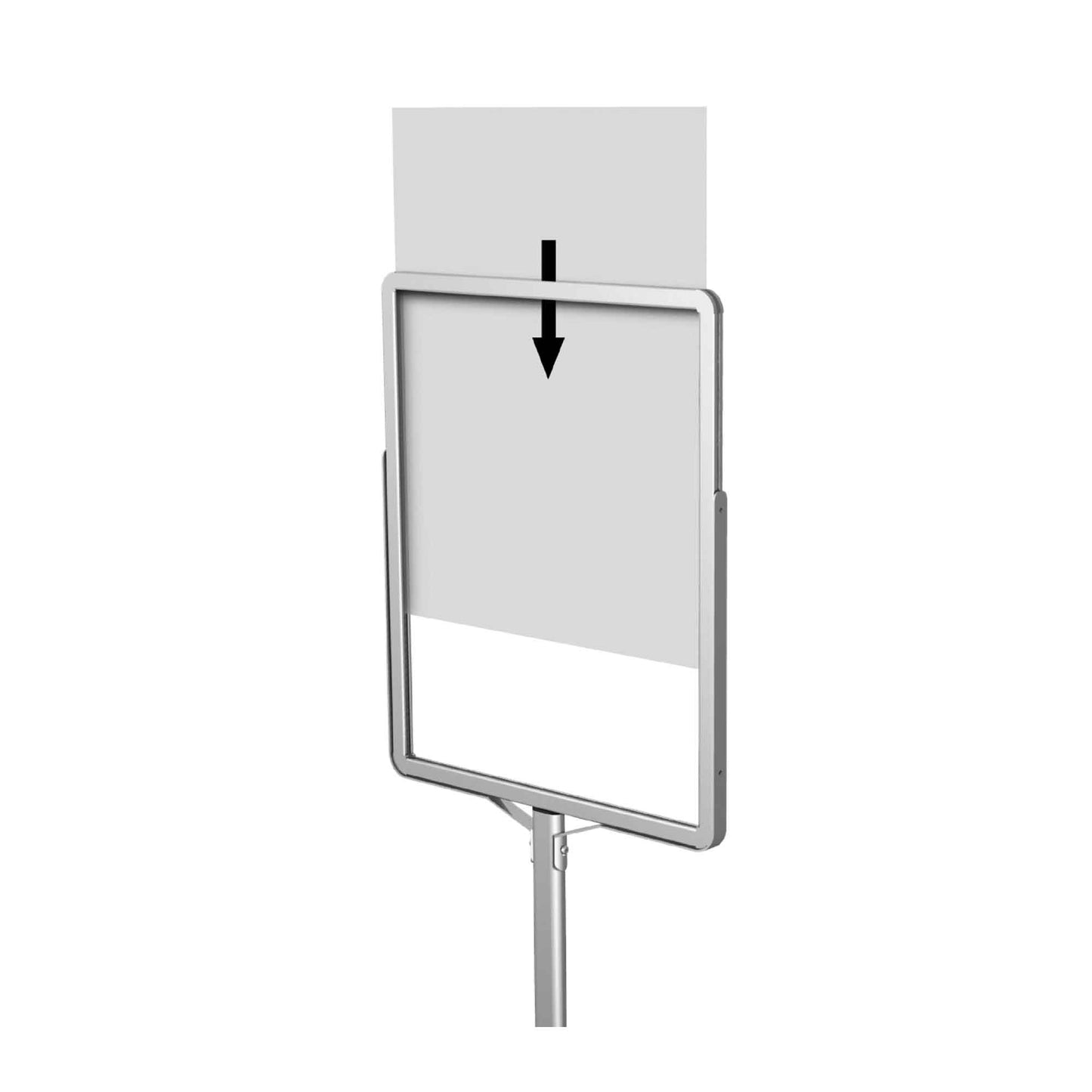 Floor Stand Hardware, Aluminum - 24 in. x 36 in. frame