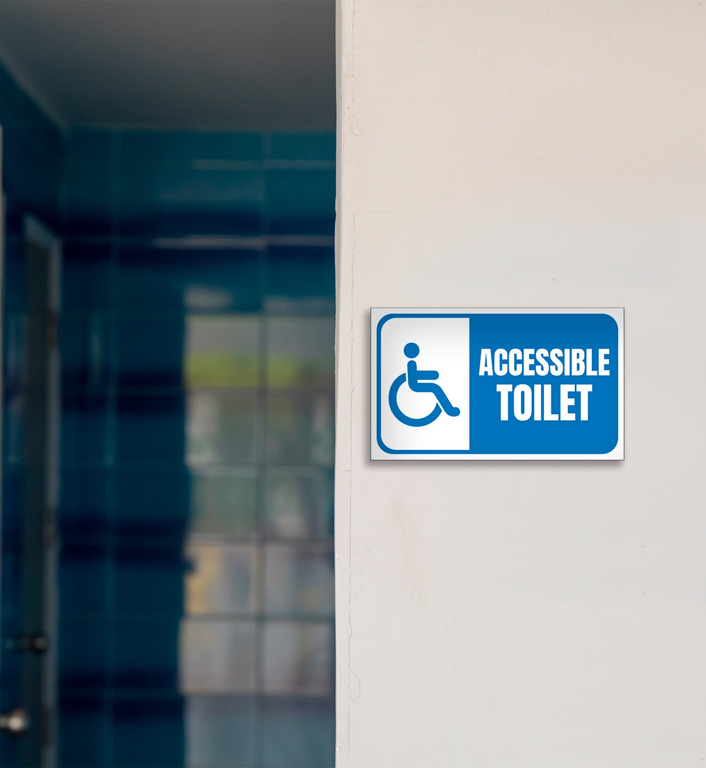 Handicap Accessible Restroom Sign