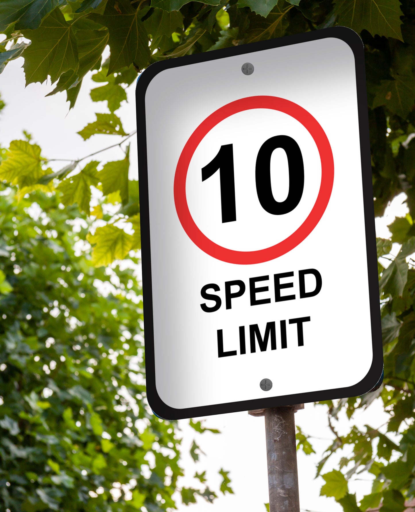 Speed Limit 10 Mph - Sign 12 In. X 18 In.