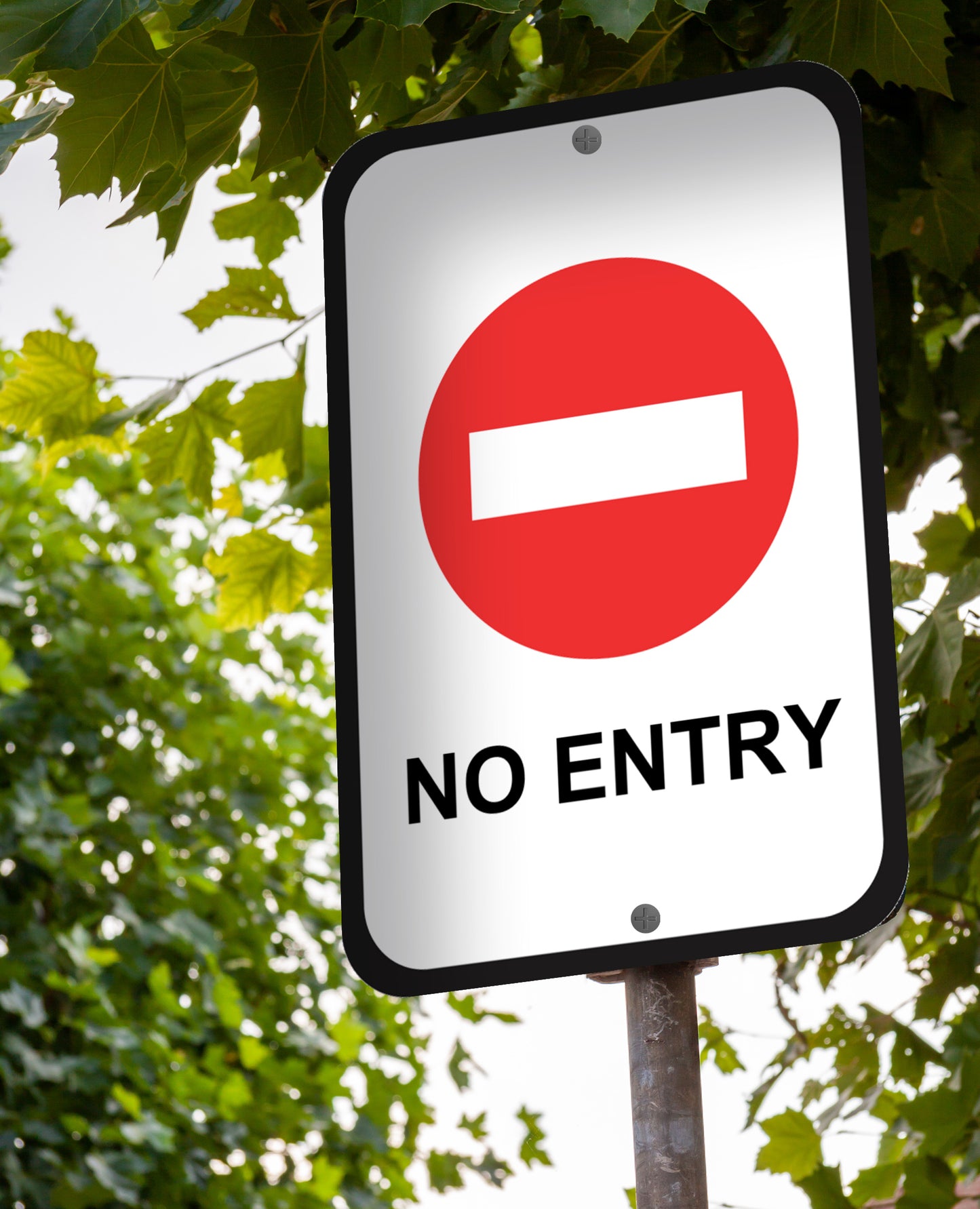 No Entry - Sign 12 In. X 18 In.