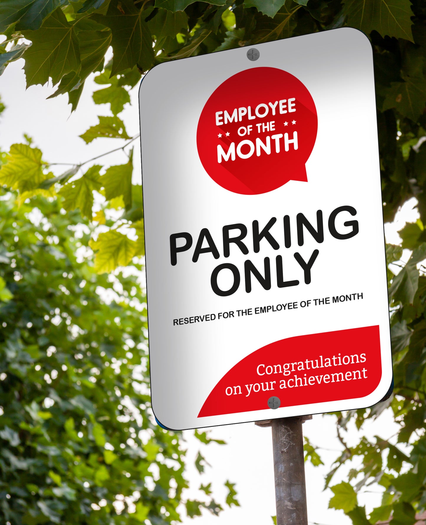 Employee Of The Month - Parking Sign - 12 In. X 18 In.