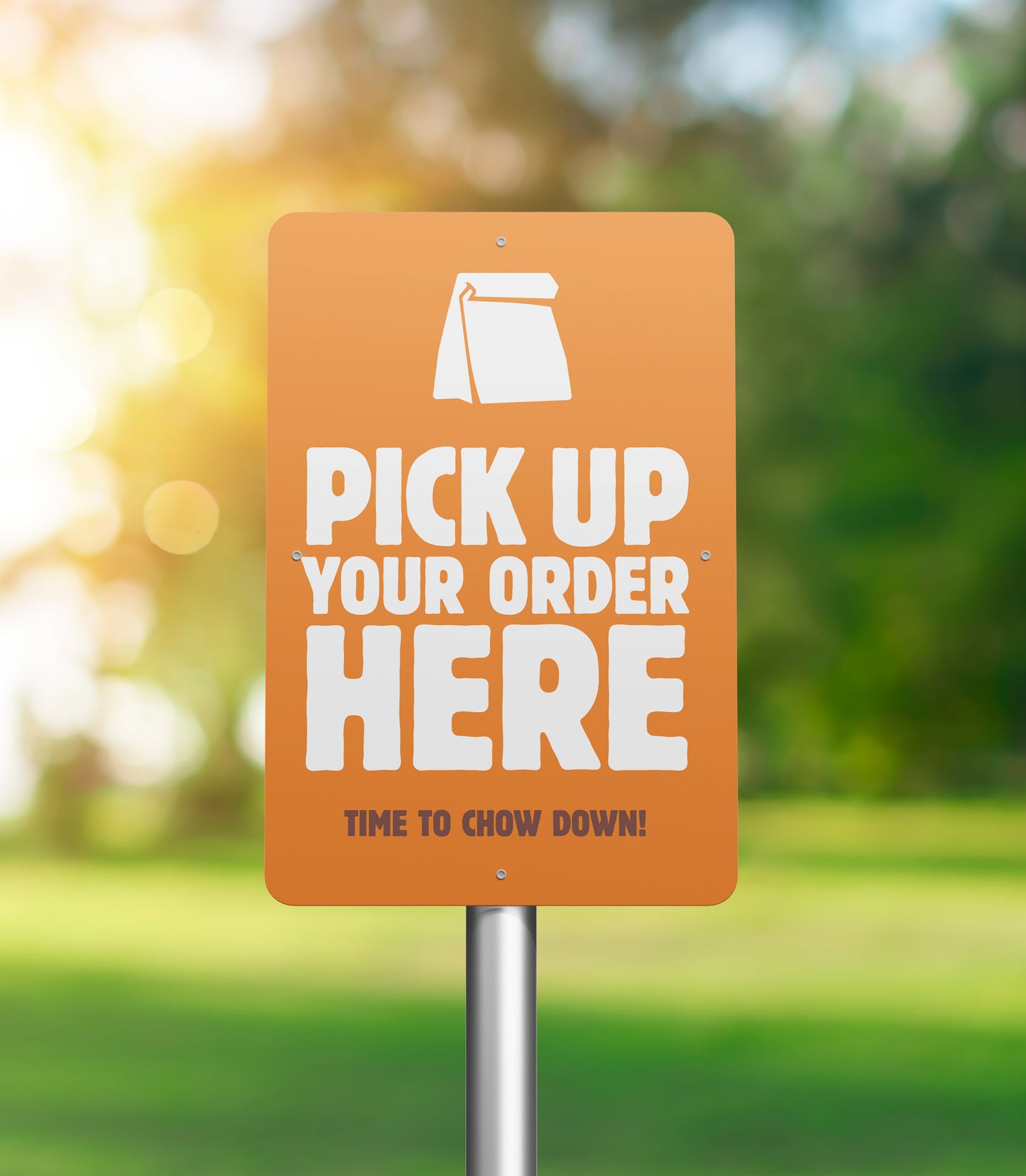 Pick-Up Order Here - Decal or Sign - 8.5 in. x 11 in.