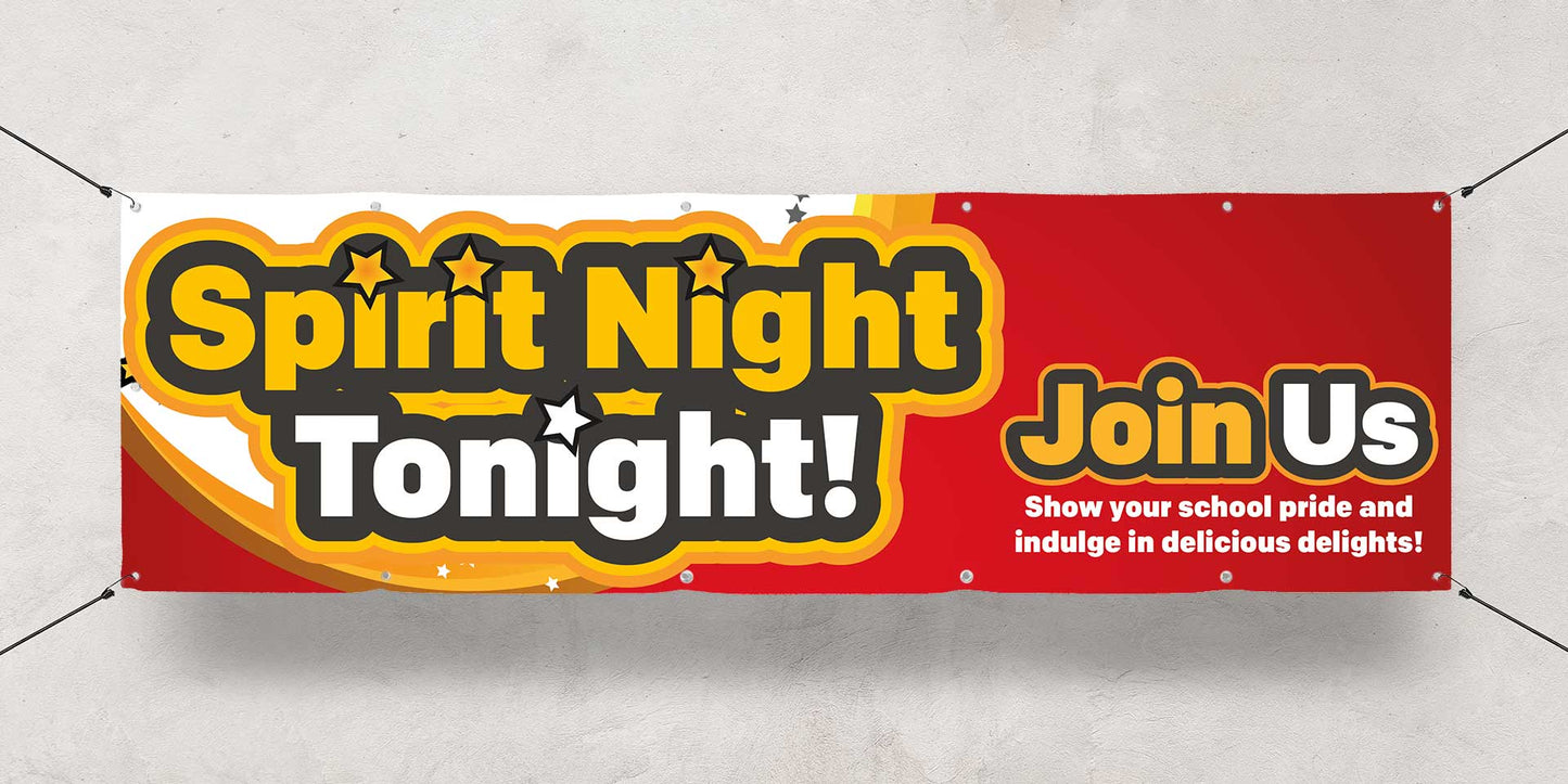 Spirit Night - Banner 10 Ft. X 3 Ft.