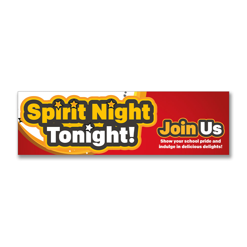 Spirit Night - Banner 10 Ft. X 3 Ft.