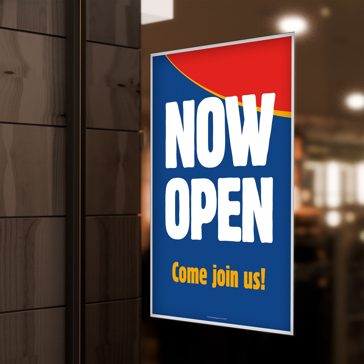 Now Open - Window Decal - 29 in. x 42 in.