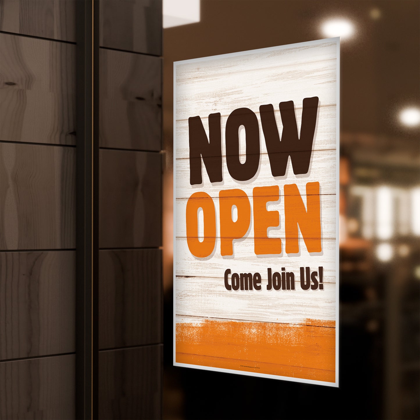 Now Open - Window Decal - 29 in. x 42 in.