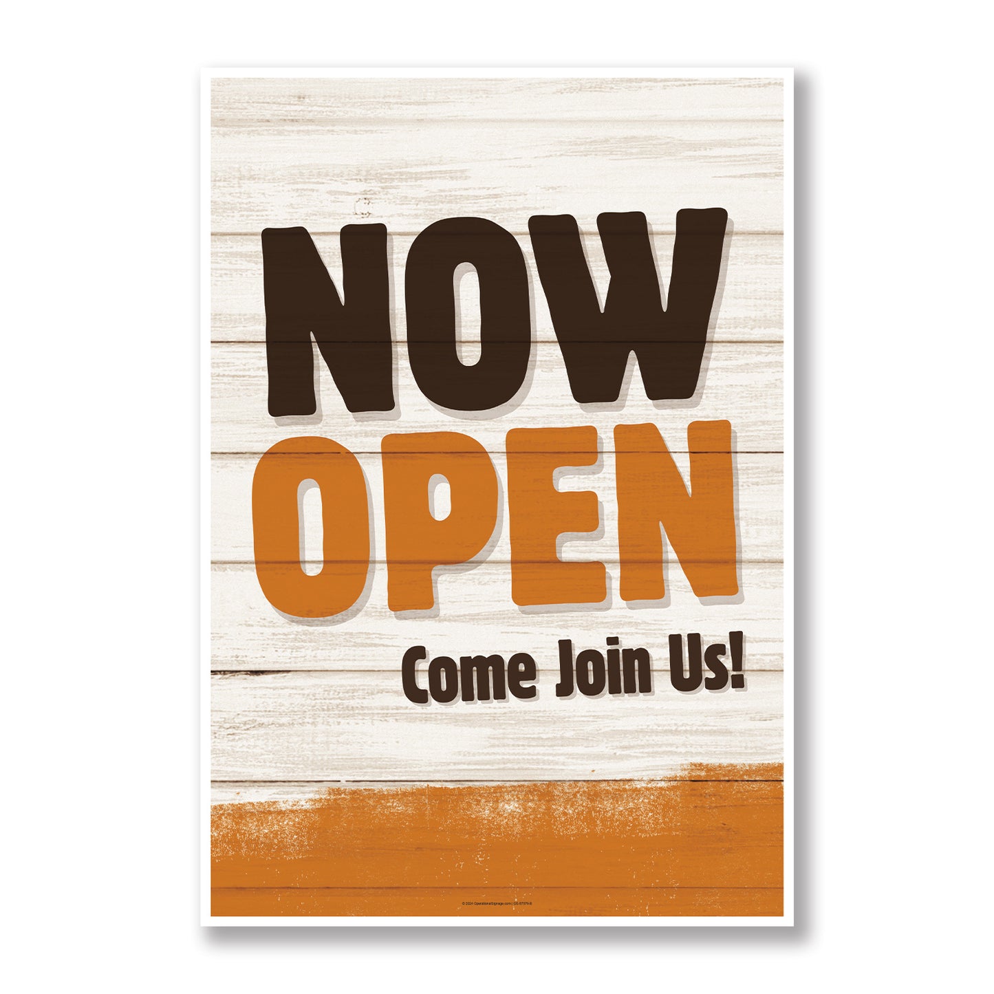Now Open - Window Decal - 29 in. x 42 in.