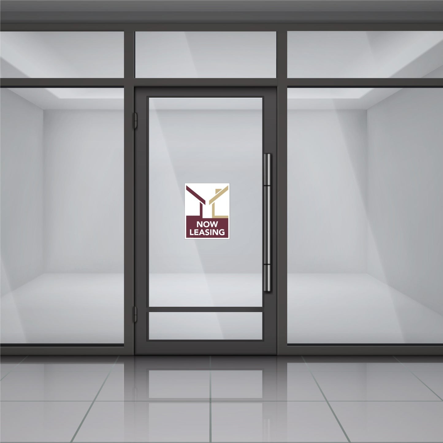 Now Leasing - Door Decal - 8 In. X 10 In.