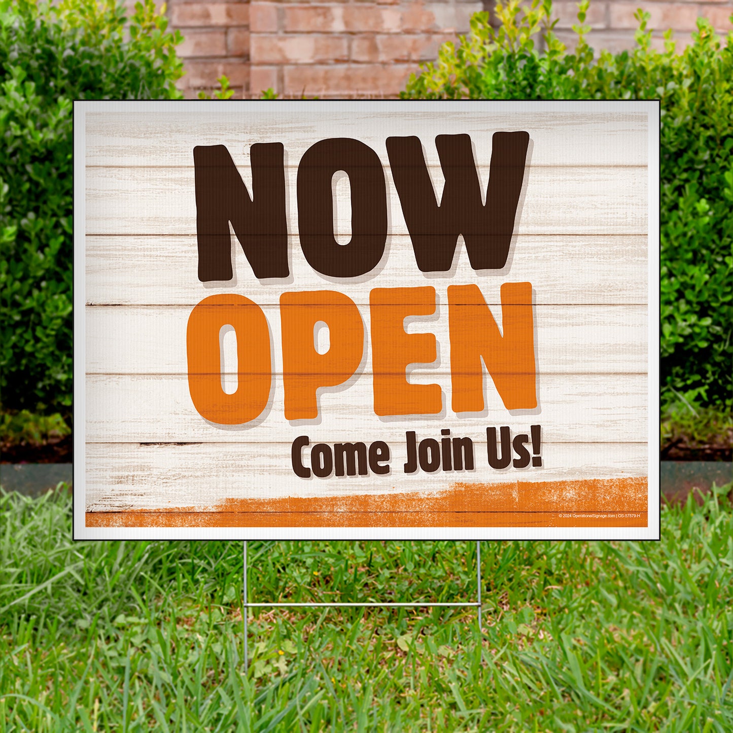 Now Open - Lawn Sign - 24 In. X 18 In.