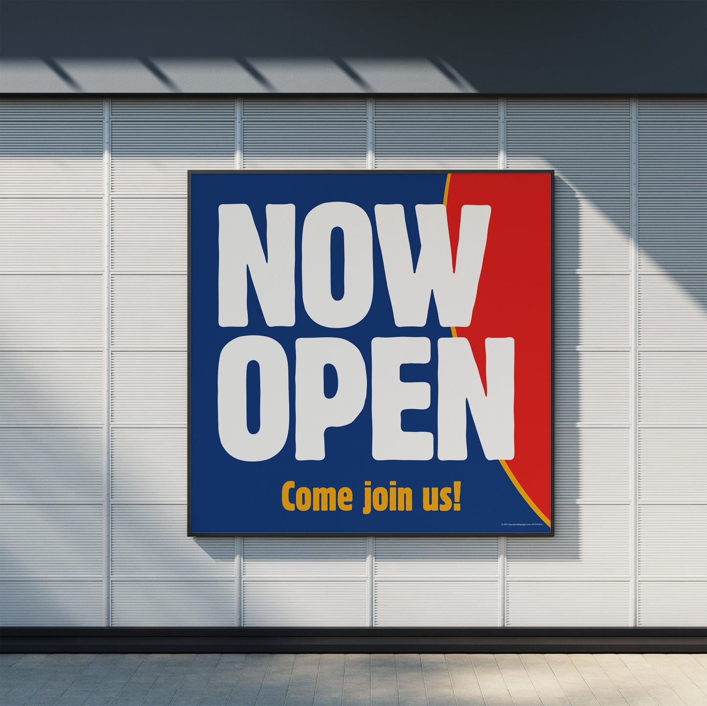 Now Open - Mini Billboard Insert - 4 Ft. X 4 Ft.
