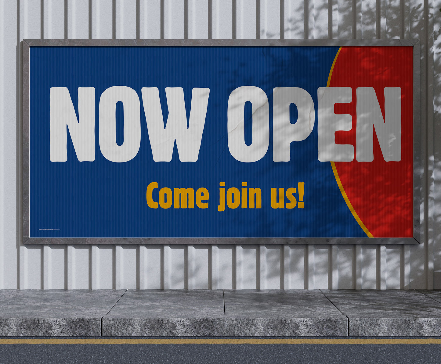 Now Open - Mini Billboard Insert - 8 Ft. X 4 Ft.
