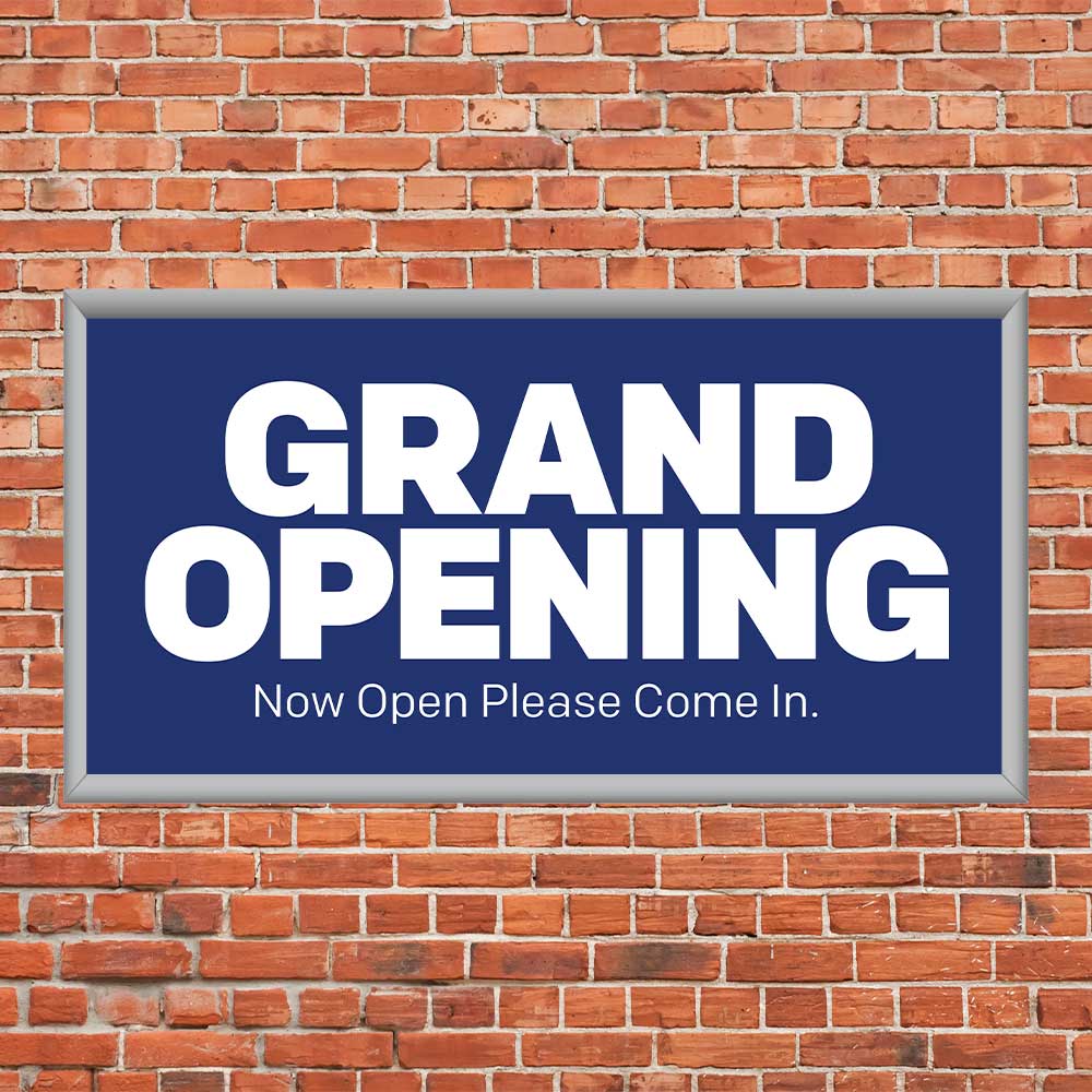 Grand Opening - Mini Billboard Insert - 8 Ft. X 4 Ft.
