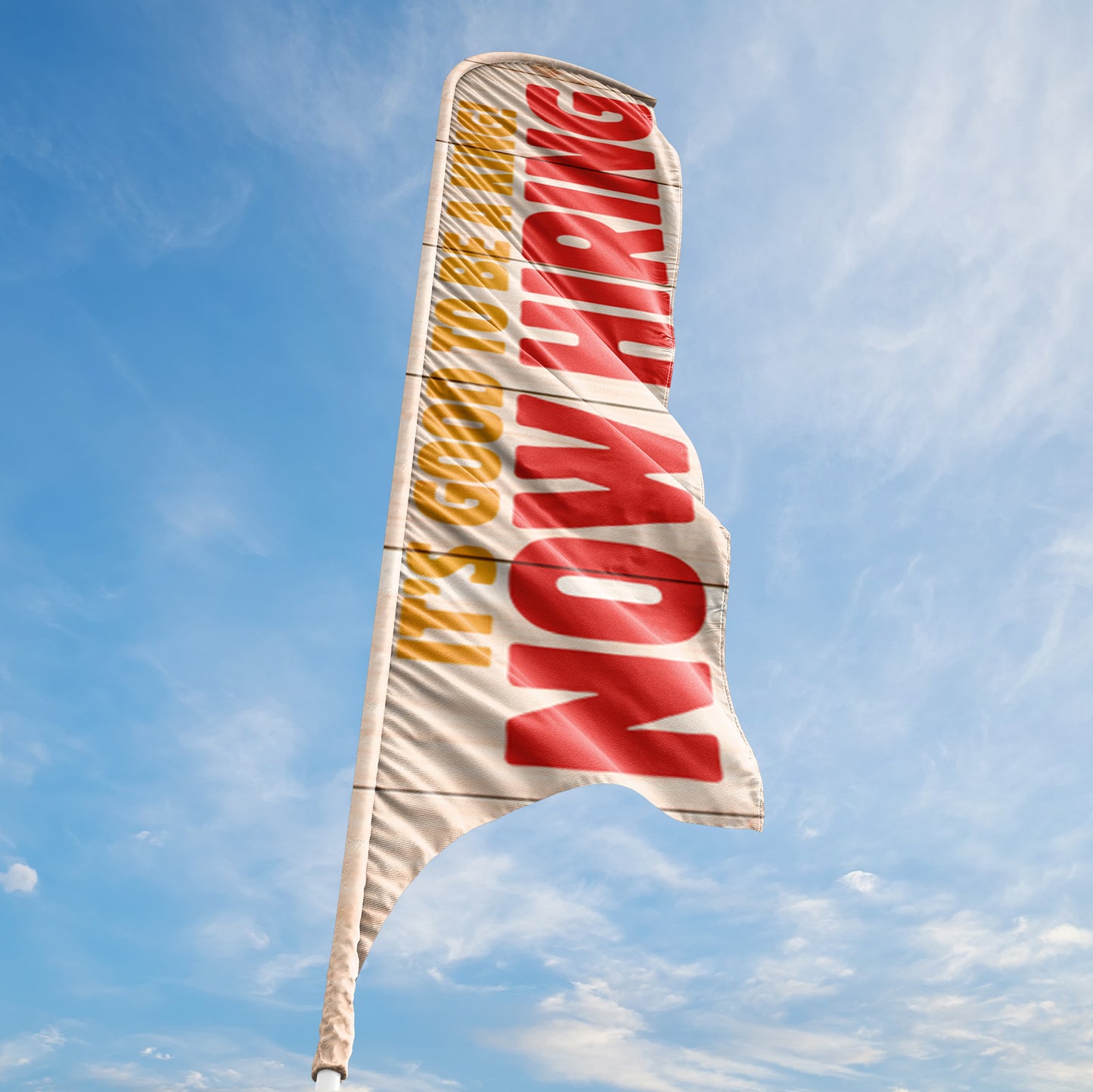 Now Hiring - Blade Flag - 13 FT.