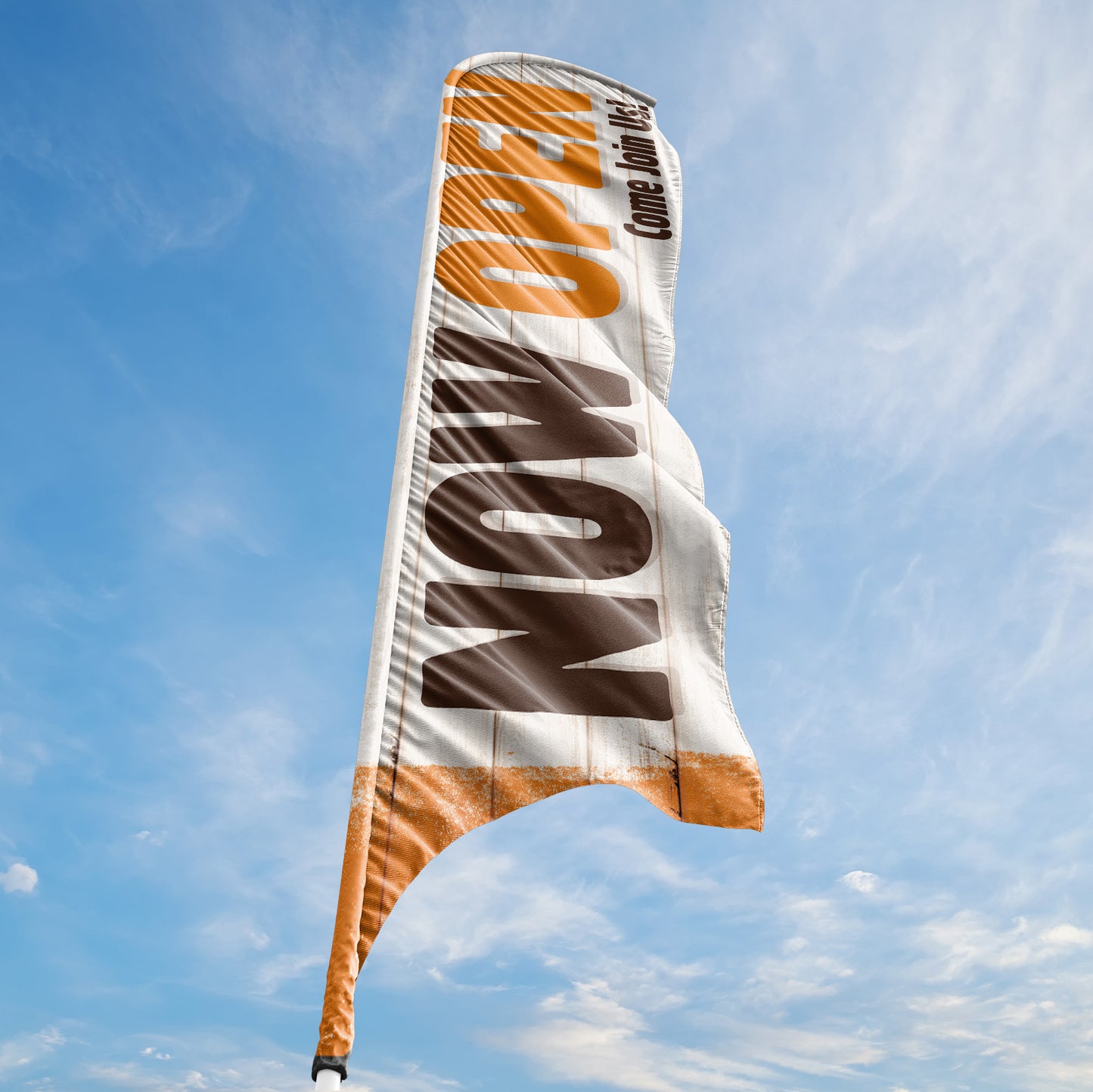 Now Open - Blade Flag - 13 FT.