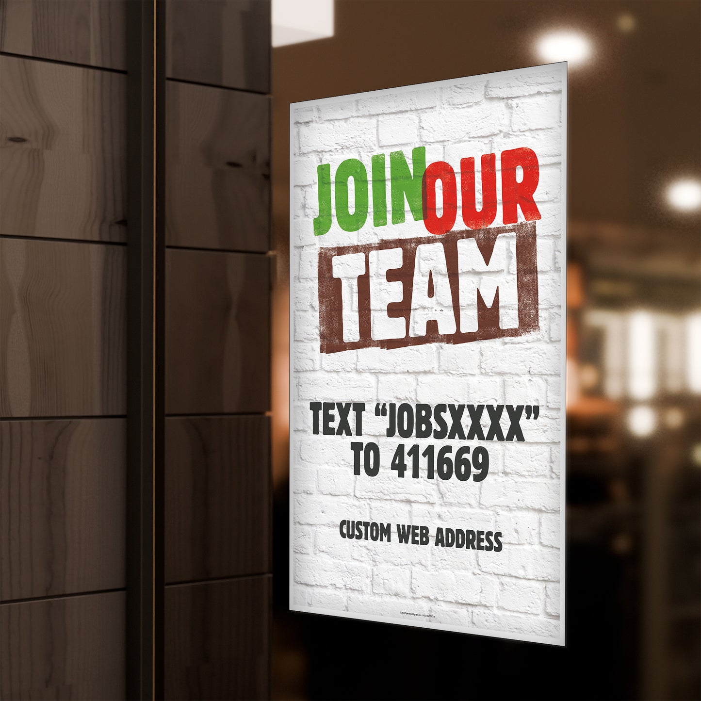 Join Our Team - Window Decal - 29 in. x 42 in.