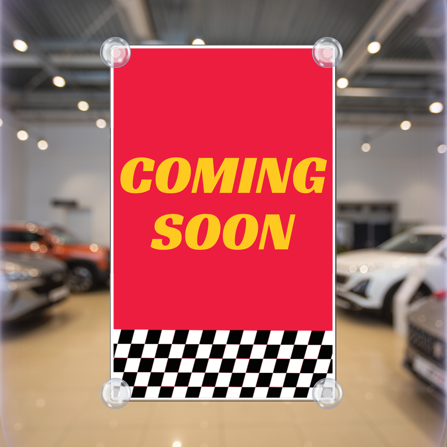 Coming Soon - Poster Red & Yellow - 29 in. x 42 in.