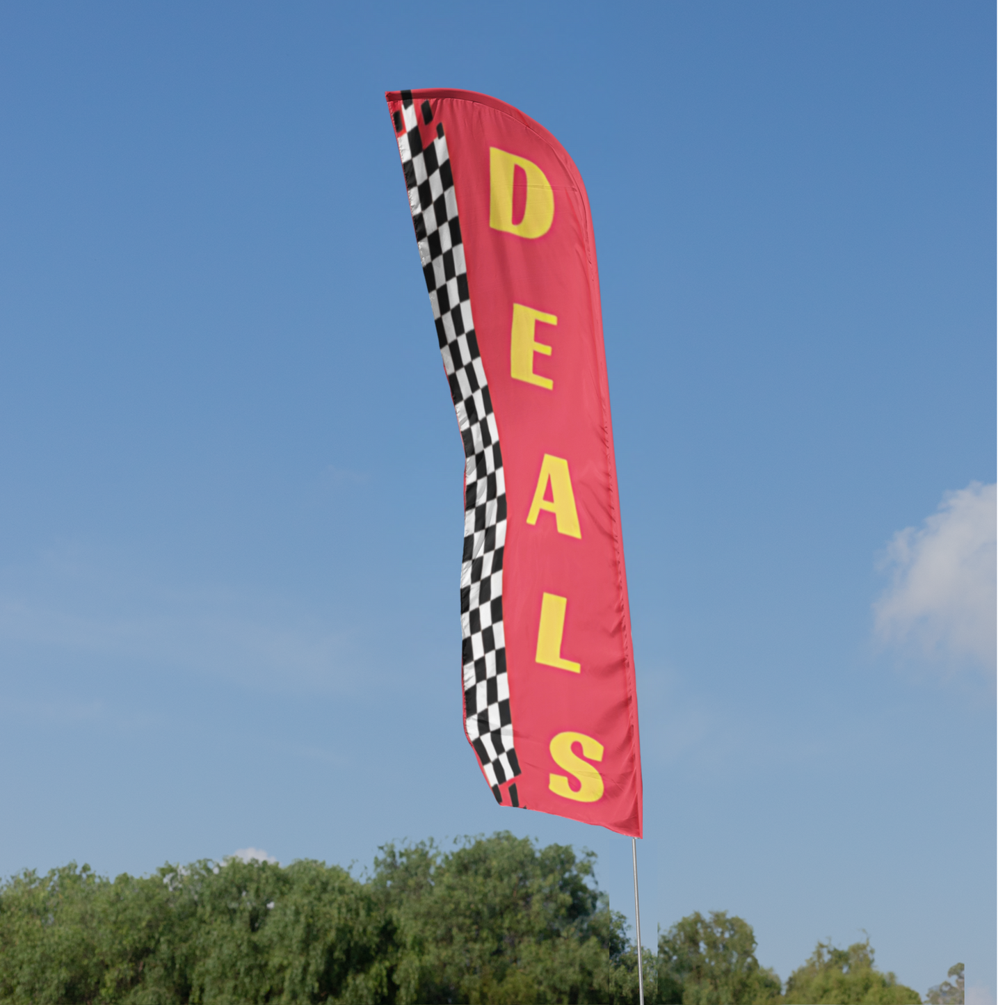 DEALS - Blade Flag Red & Yellow - 13 ft.