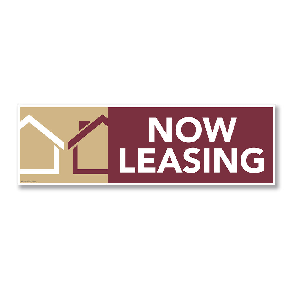 Garnet and gold now leasing banner
