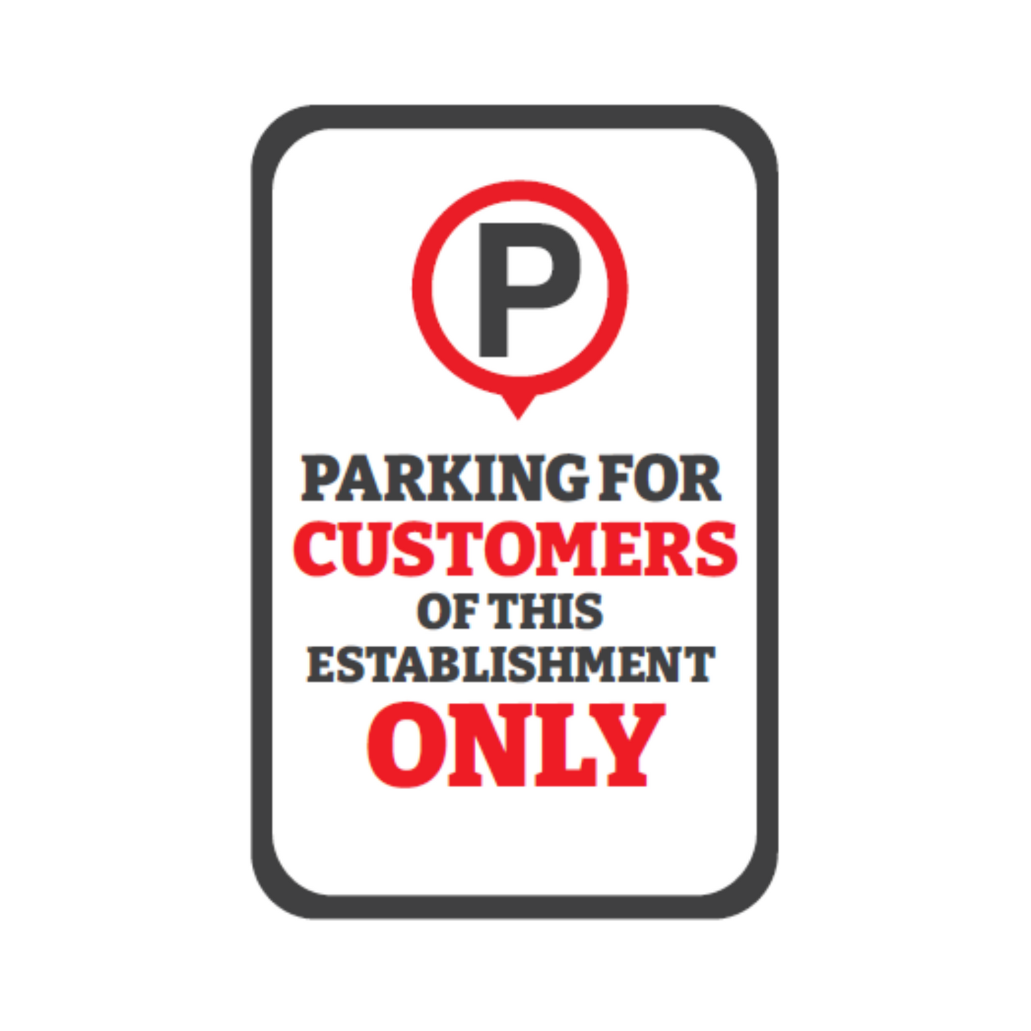 No Soliciting - Parking Sign - 12 In. X 18 In.