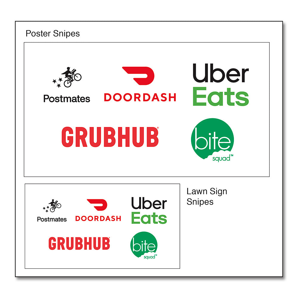 Try Our Delivery - Lawn Sign - 24 In. X 18 In.