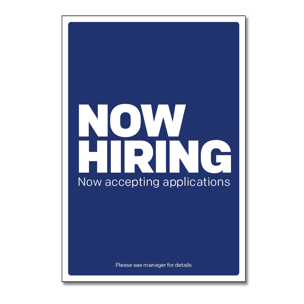 Now Hiring - Poster - 29 In. X 42 In.