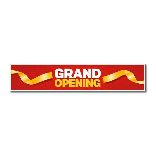 Grand Opening - Door Decal - 30 In. X 6 In.