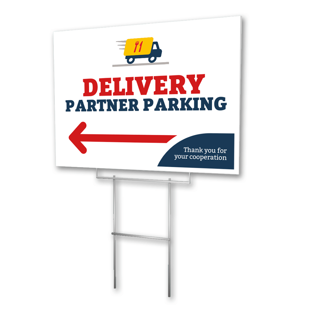 Delivery Partner Pickup - Lawn Sign - 24 In. X 18 In.