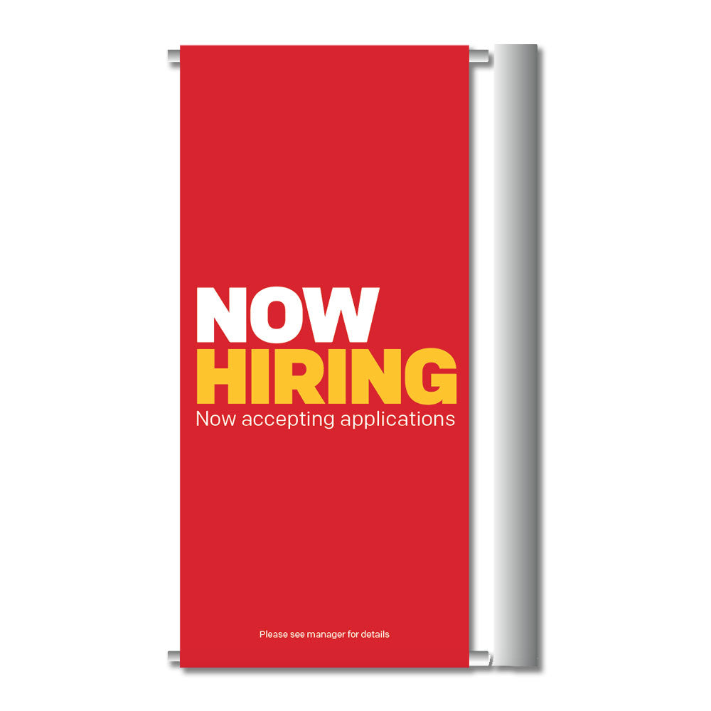 Now Hiring - Gateway Banner 24 In. X 45.75 In.