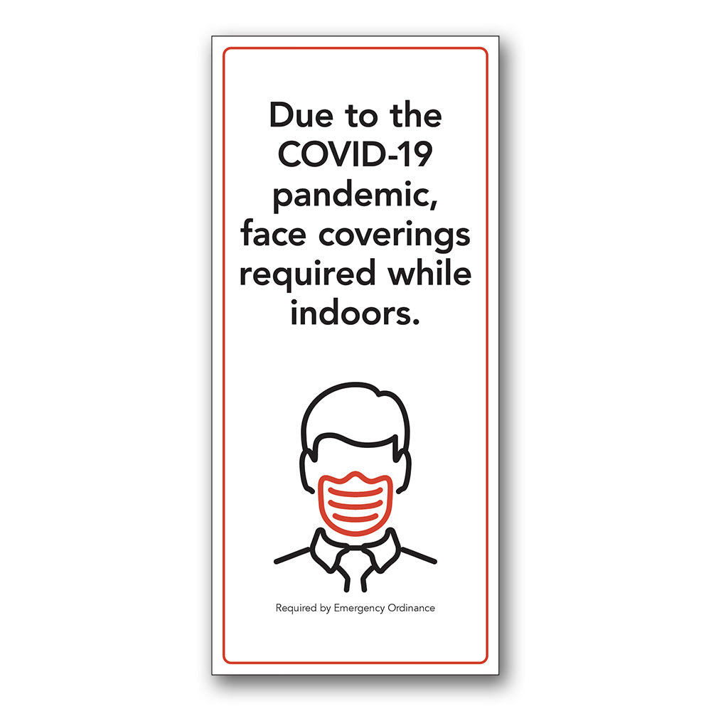 Face Masks Required - Pylon Wrap - 18 In. X 40 In.