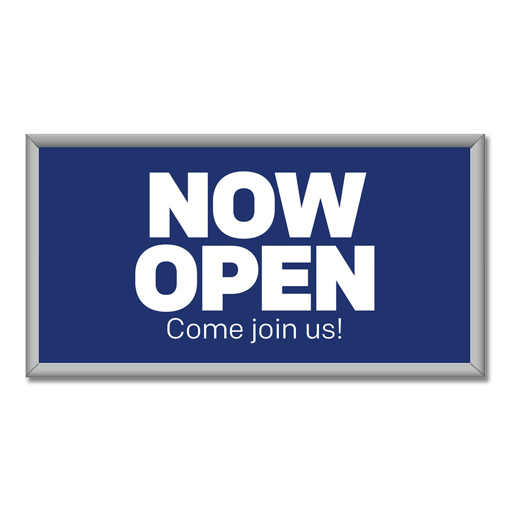 Now Open - Mini Billboard Insert - 8 Ft. X 4 Ft.