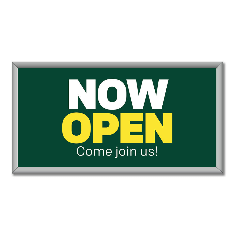 Now Open - Mini Billboard Insert - 8 Ft. X 4 Ft.