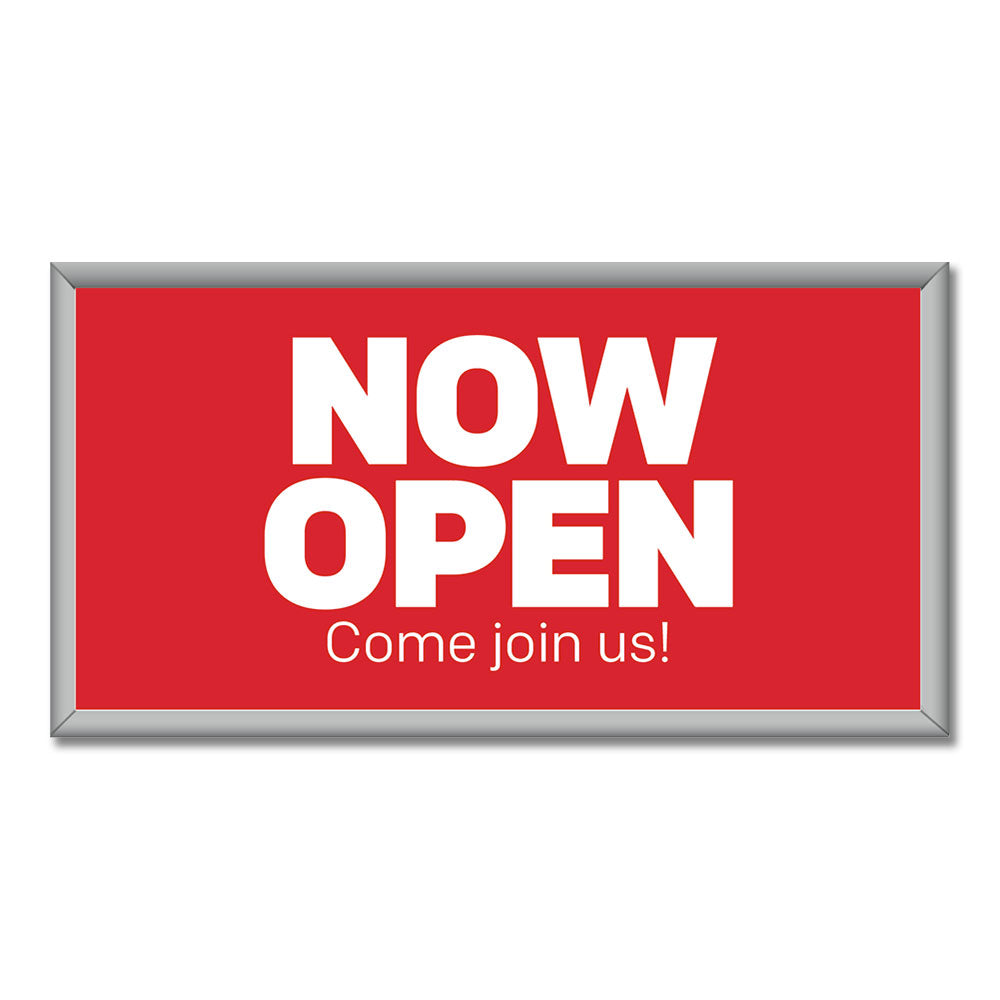 Now Open - Mini Billboard Insert - 8 Ft. X 4 Ft.