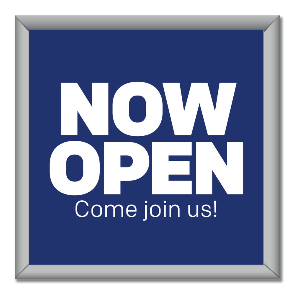 Now Open - Mini Billboard Insert - 4 Ft. X 4 Ft.