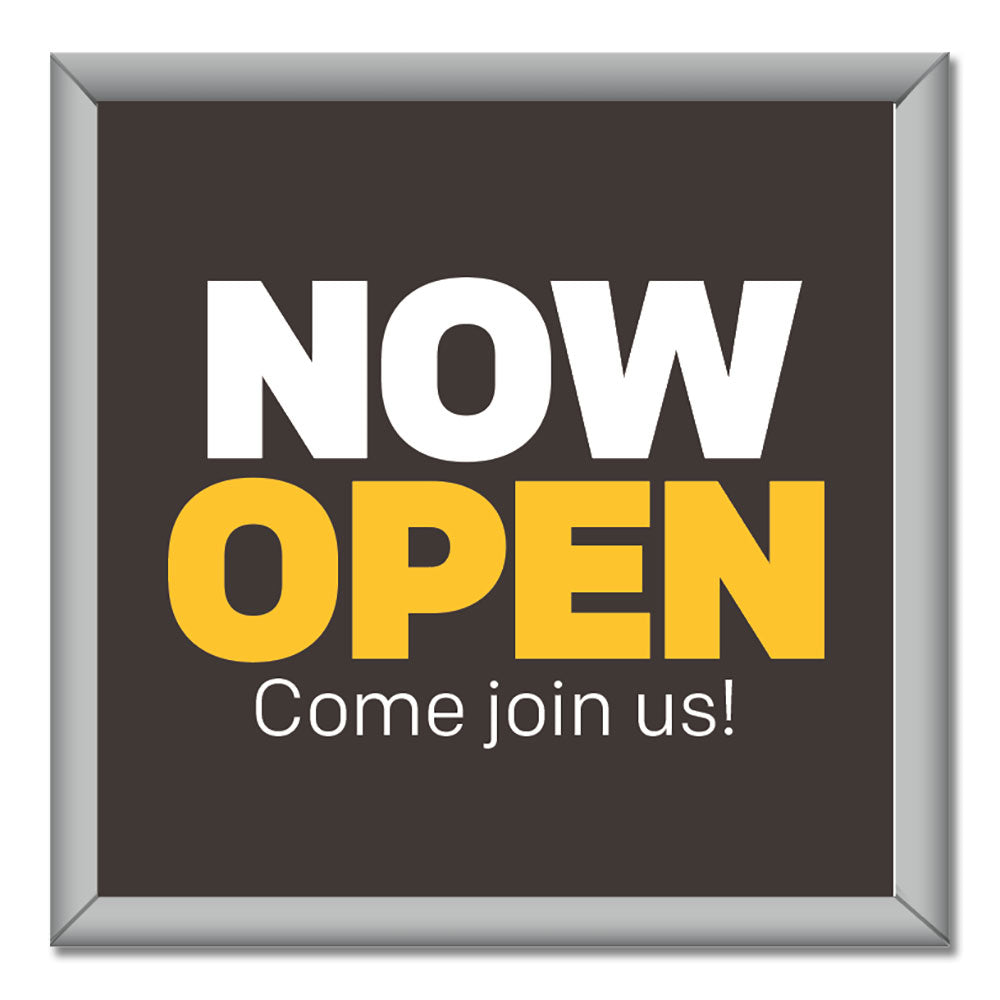 Now Open - Mini Billboard Insert - 4 Ft. X 4 Ft.