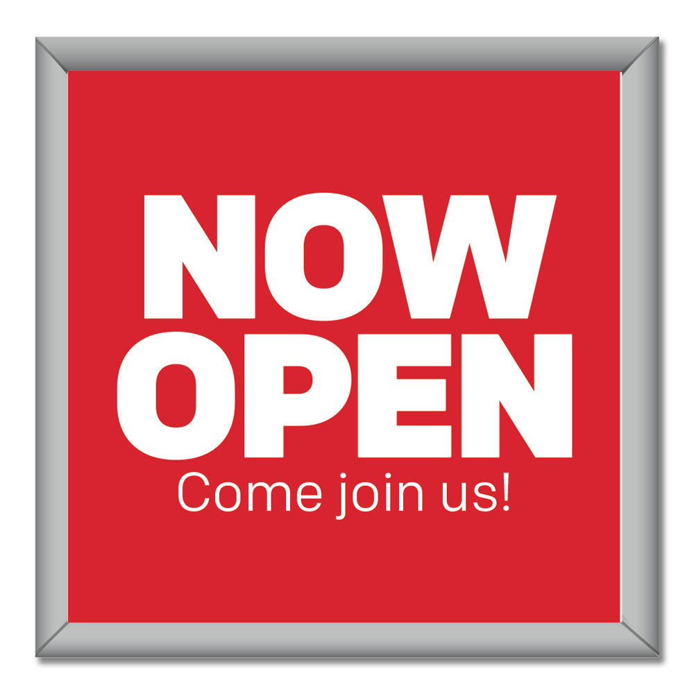 Now Open - Mini Billboard Insert - 4 Ft. X 4 Ft.