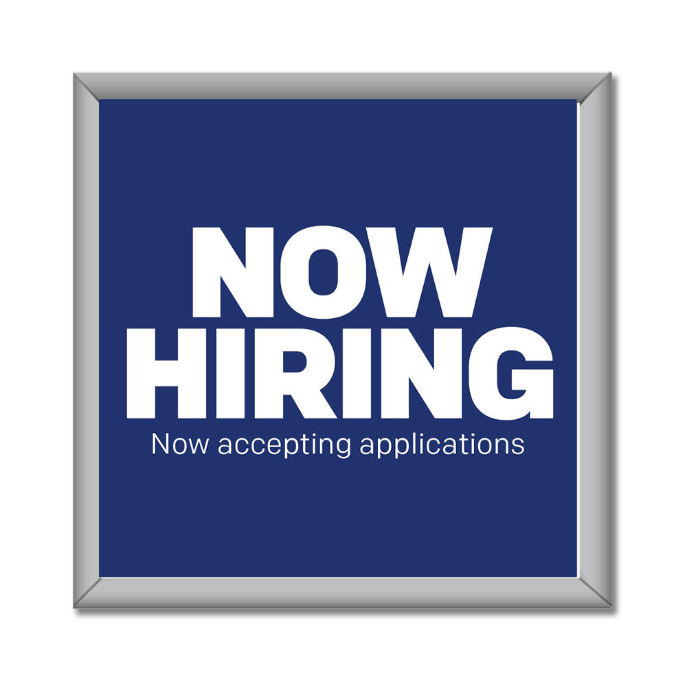 Now Hiring- Mini Billboard Insert - 4 Ft. X 4 Ft.