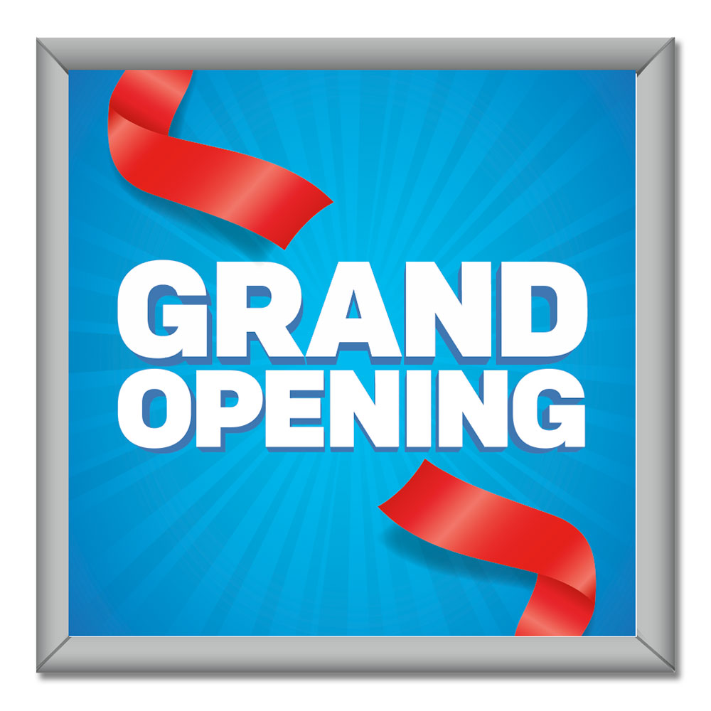 Grand Opening - Mini Billboard Insert - 4 Ft. X 4 Ft.