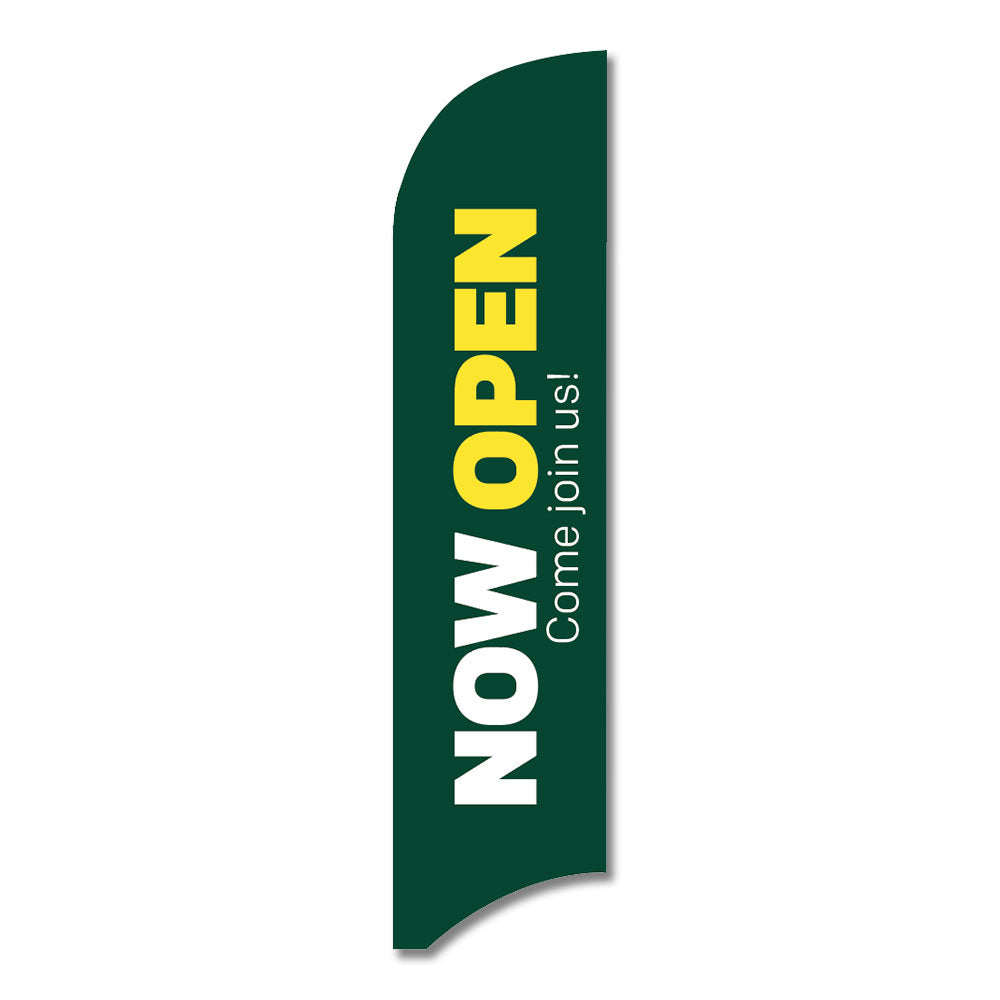 Now Open - Blade Flag 13 Ft.