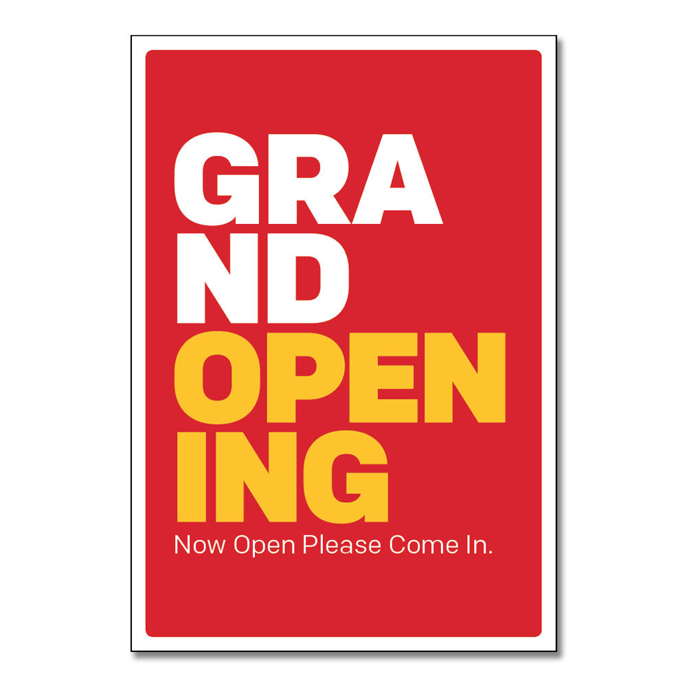Grand Opening - Poster 29 In. X 42 In.