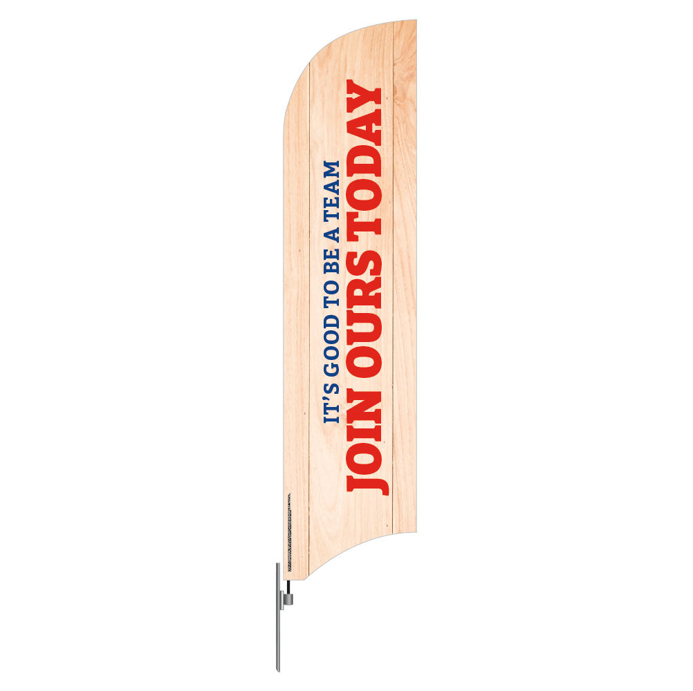 Join Our Team - Blade Flag - 13 FT.