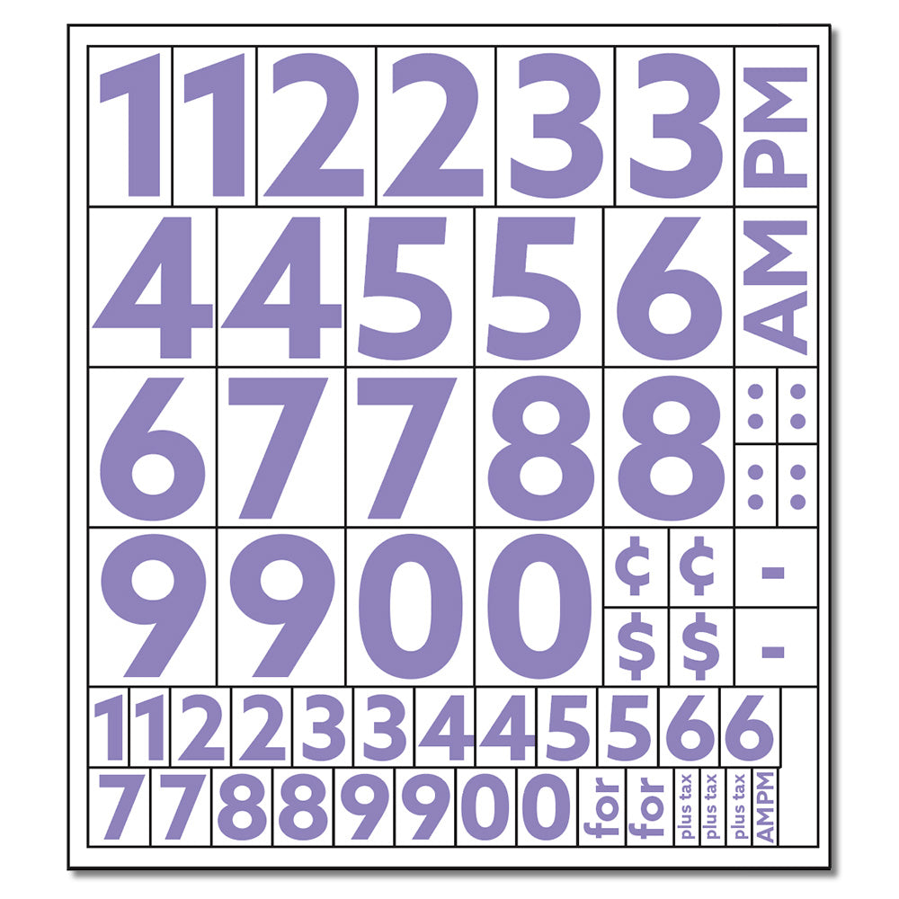 Open Christmas with Number Sheet - Decal - 8 In. X 10 In.