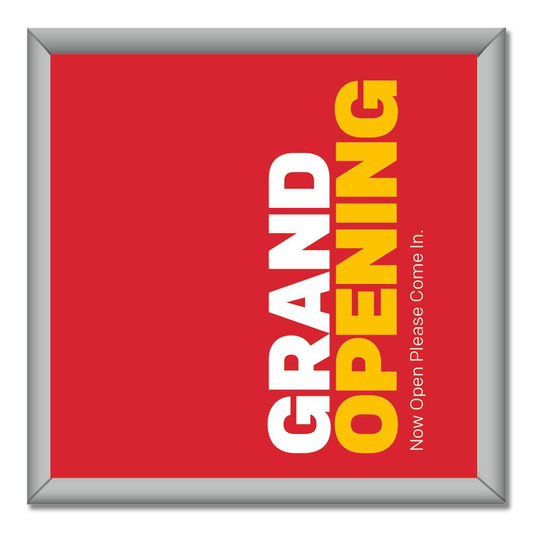 Grand Opening - Mini Billboard Insert - 4 Ft. X 4 Ft.