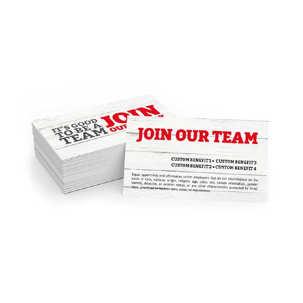 Join Our Team - Business Cards – OperationalSignage.com