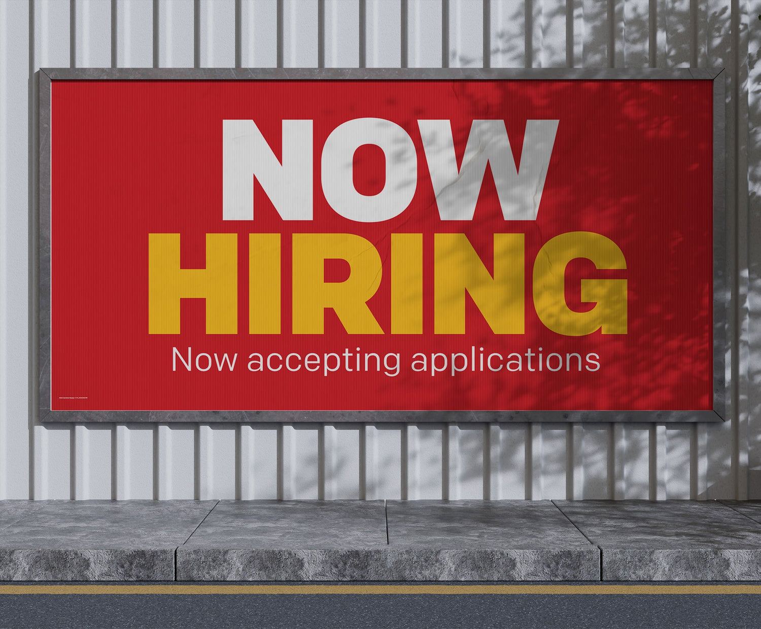 Hiring and Job Fair Signage