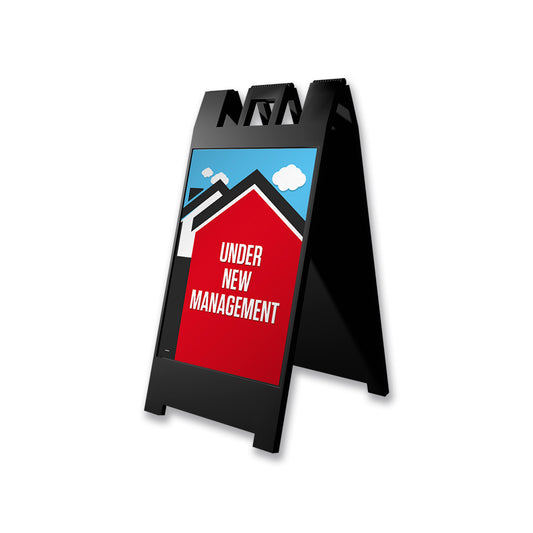 Under New Management - A-frame Insert - 24.25 In. X 36.125 In.