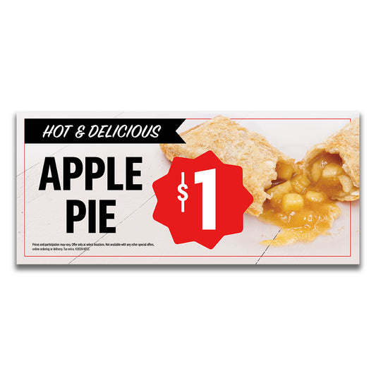 Apple Pie - $1 - Interior Lug On  -  18 in. x 8 in.