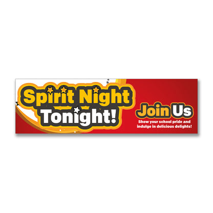 Spirit Night -  Banner 10 Ft. X 3 Ft.