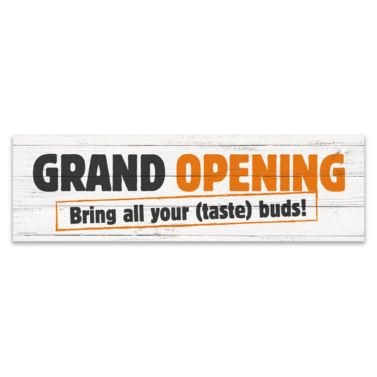 Grand Opening - Banner - 10 Ft. X 3 Ft.