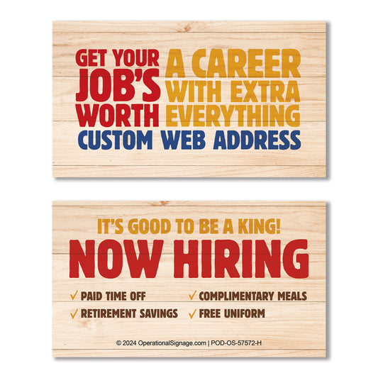 Now Hiring - Business Cards